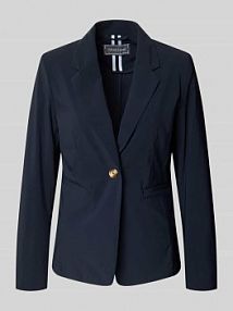 Żakiet o kroju slim fit z zapięciem na guzik WHITE LABEL granatowy EAN 230453-2280
