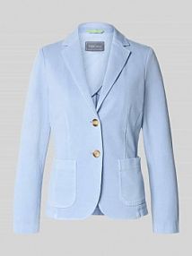 Marynarka o kroju regular fit z klapami WHITE LABEL niebieski EAN 225556-2265