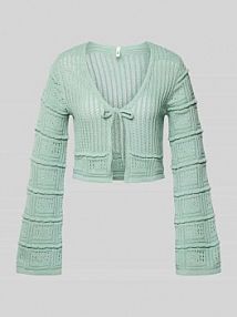 Kardigan rozpinany o kroju regular fit z mieszanki bawełny model 'NATALIE' Only EAN 15338478