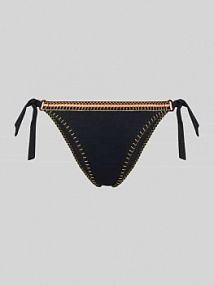 Majtki bikini z wiązaniem model 'SIMA SANTANY' banana moon czarne damskie EAN SIMA SANTANY