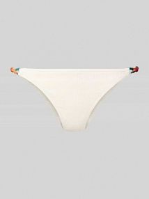 Figi bikini z fakturowanym wzorem model 'DESNA CHAINY' banana moon białe EAN DESNA CHAINY