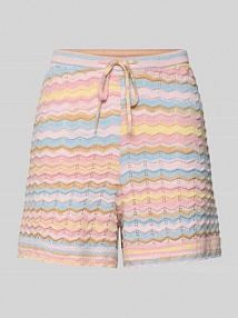 Bermudy z elastycznym pasem Jake*s Casual pomarańczowe damskie EAN 24968506409