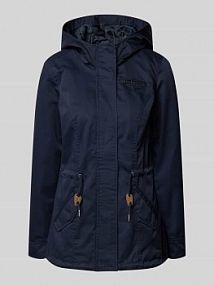 Parka o kroju regular fit z domieszką bawełny model 'LORCA' Only granatowa EAN 15319876