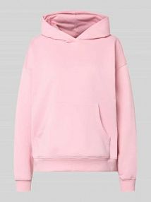 Bluza z kapturem w kroju relaxed fit z dodatkiem bawełny Model 'ADELE' Only różowa damska EAN 15349309