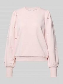 Bluza o kroju regular fit z Mieszanka bawełny Model 'FEMME' Only różowa damska EAN 15315687