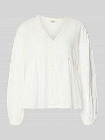 krój regular fit tunika z czystej bawełny model 'DUSI' Only biała EAN 15368261