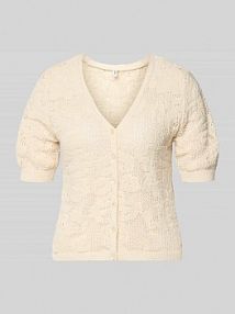 kardigan rozpinany w kroju regular fit z dodatkiem bawełny model 'CHLOE' Only EAN 15365089