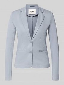 Taliowana krótka marynarka z mieszanki wiskozy model 'POPTRASH' Only niebieski EAN 15153144