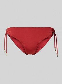 Majtki bikini z bocznym sznurowaniem WATERCULT czerwone damskie EAN 699