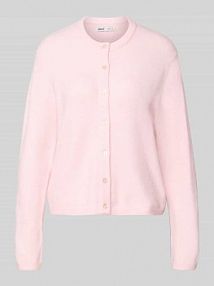 Kardigan w kroju regular fit z jednorzędowym zapięciem na guziki model 'SIMONI' Only różowy EAN 15368980