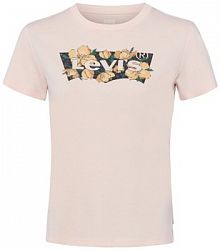 Tshirt  Kobiety Bawełna różowy nadruk XS Levi's damski