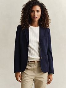 Marynarka  Kobiety Bawełna niebieski jednolity 38 Gant