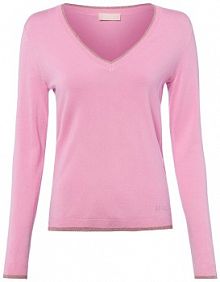 Sweter  z dzianiny Kobiety różowy jednolity XS Liu Jo Collection damski
