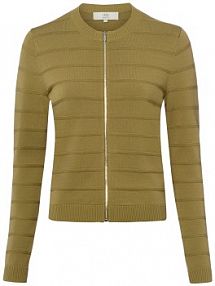 Kardigan  Kobiety Sztuczne włókno zielony wypukły wzór tkaniny XXL IPURI