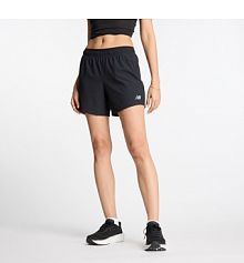 Szorty sportowe New Balance czarne/białe/brązowe/czerwone WS41202BK