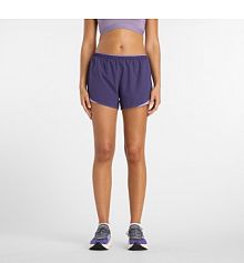Szorty sportowe New Balance białe/brązowe/czerwone/fioletowe WB61J868BOY