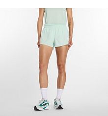 Szorty sportowe New Balance brązowe/turkusowe WS41286COJ