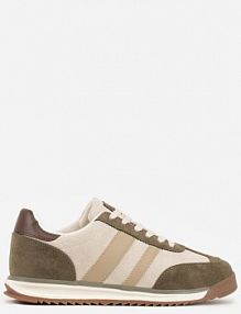 Zielone sneakersy Ozdobione z Boku Paskami Ariene gowin damskie