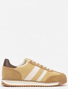 Żółte sneakersy Ozdobione z Boku Paskami Ariene gowin damskie