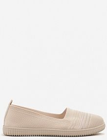 Beżowe tenisówki Ozdobione Paskami Heloti ballada damskie