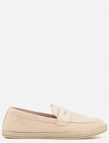 Beżowe mokasyny z Plecionką w Stylu Boho Galenatea ballada damskie
