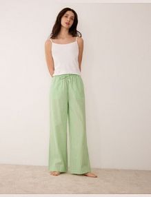 Spodnie od piżamy Reserved zielona damska 119HQ-76X