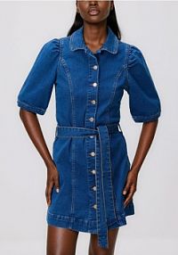 Jeansowa sukienka Reserved niebieska 124DT-55J