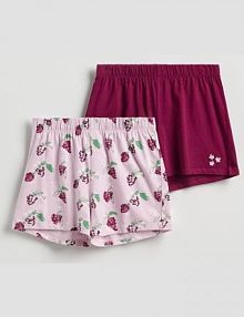 Piżamowe szorty 2 pack Reserved fioletowa damska 223HQ-04X