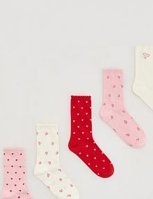 Skarpetki 5 pack Reserved białe damskie 263HQ-01X