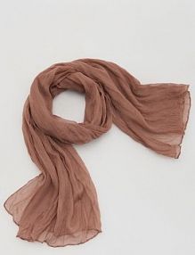 Gładki szal Reserved różowy damski 266ID-39X