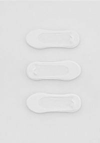 Skarpetki baleriny 3 pack Reserved białe damskie 267HQ-01X