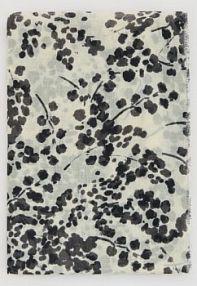 Wzorzysty szal Reserved czarny damski 268ID-99X