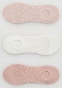 Skarpetki stopki 3 pack Reserved białe damskie 277HQ-01X
