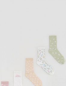 Skarpetki z włóknem bambusowym 5 pack Reserved różowe damskie 292HQ-03X