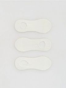 Skarpetki stopki 3 pack Reserved białe damskie 310HQ-01X