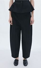 Mokasyny ze skóry owczej Reserved czarne damskie 378ID-99X