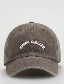 Bawełniana czapka z daszkiem Reserved brązowa damska 457IE-89X