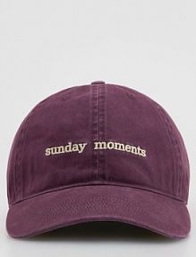 Czapka z daszkiem Reserved fioletowa damska 460IE-49X