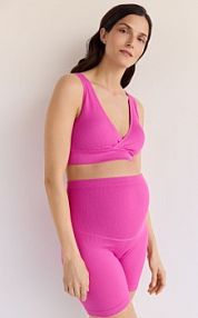 Prążkowane kolarki Reserved różowe 494IY-30X