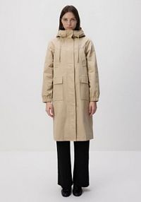 Parka z kapturem Reserved beżowa 496IA-08X