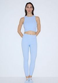 Legginsy z marszczeniem Reserved niebieskie damskie 559JS-05X