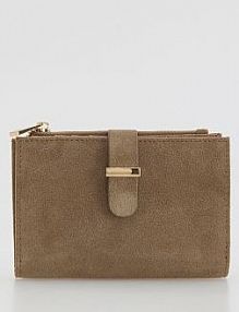 Skórzany portfel Reserved beżowy damski 569IE-80X