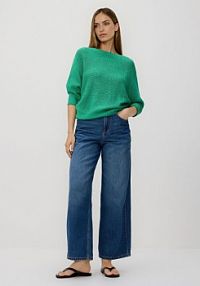 Gładki sweter Reserved zielony damski 629HO-70X