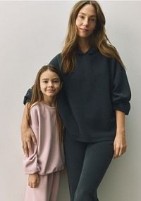 Bluza oversize z modalem Reserved granatowa damska 702GA-95X