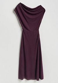 Sukienka midi Reserved fioletowa 707HS-49X