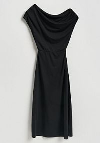 Sukienka midi Reserved czarna 707HS-99X