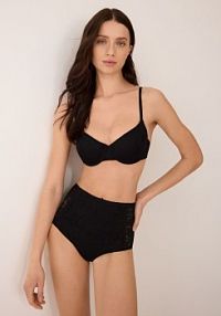 Biustonosz push up Reserved czarny 726HQ-99X