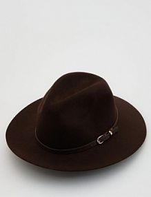 Wełniany kapelusz Reserved brązowy damski 731IC-89X