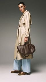 Torebka shopper Reserved brązowa 739CP-88X