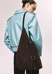 Torebka hobo Reserved brązowa 759FC-89X